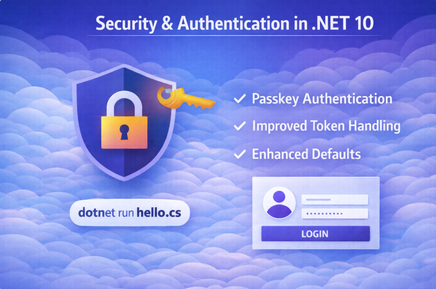 Security and authentication improvements in .NET 10
